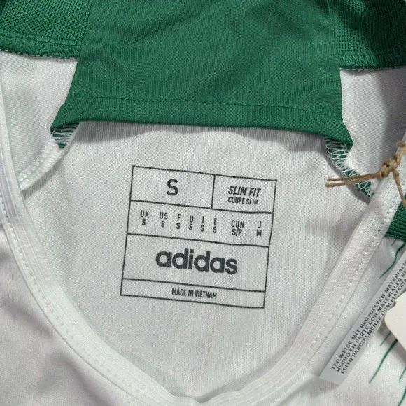 NEW Algeria Soccer Jersey Mens Small White Home Adidas AEROREADY FAF JSY HE9254 - Picture 6 of 10